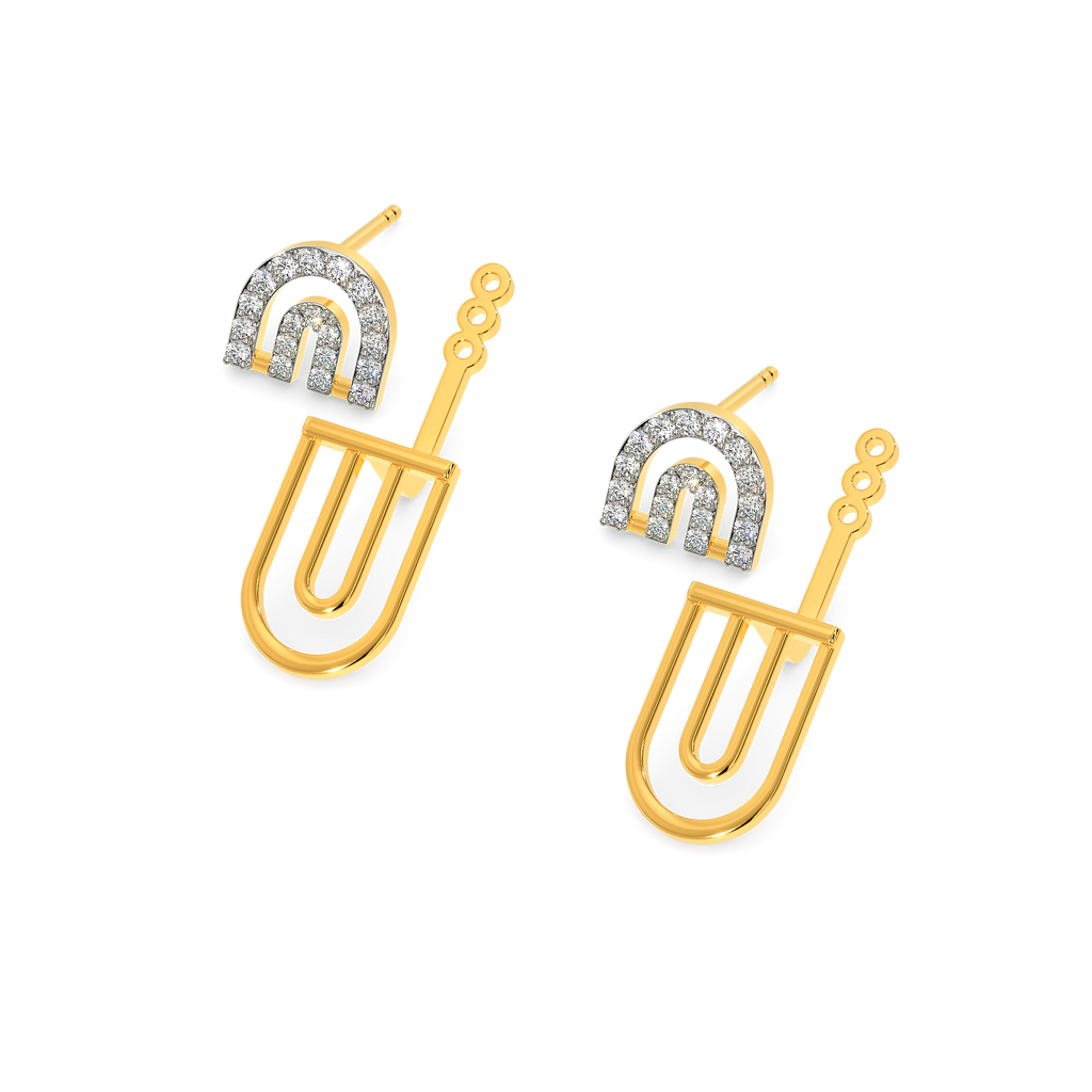 Layer Fiesta Diamond Earrings