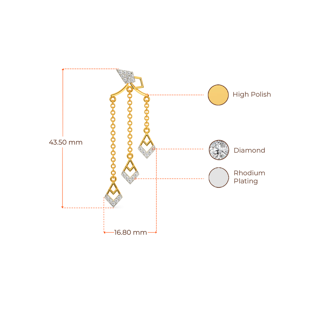 Layers In Play Diamond Earrings