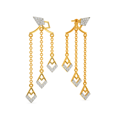 Layers In Play Diamond Earrings