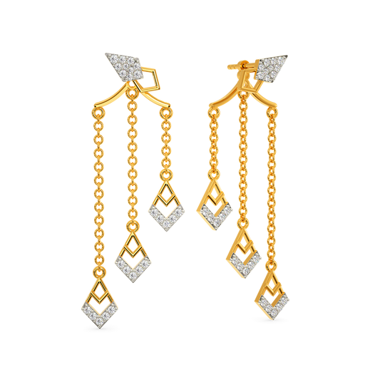 Layers In Play Diamond Earrings