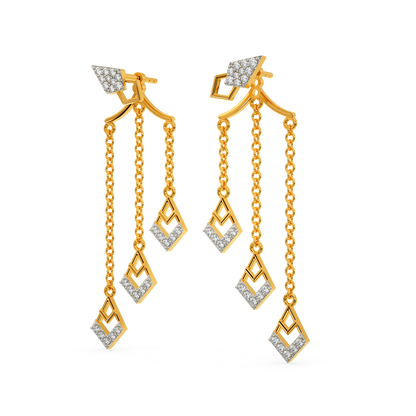 Layers In Play Diamond Earrings