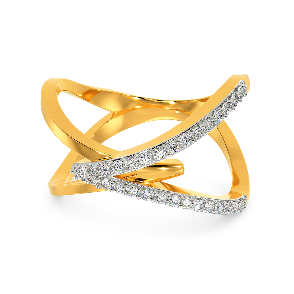 Layered Extravaganza Diamond Rings