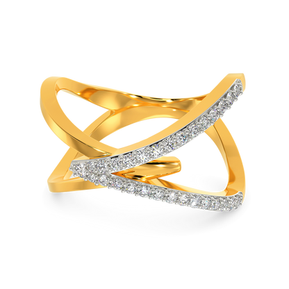 Layered Extravaganza Diamond Rings