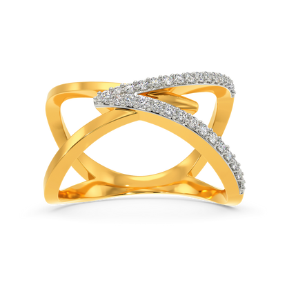 Layered Extravaganza Diamond Rings