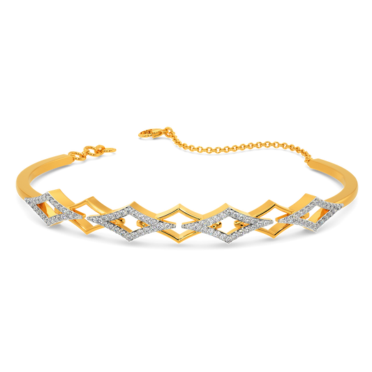 Layered Extravaganza Diamond Bangles