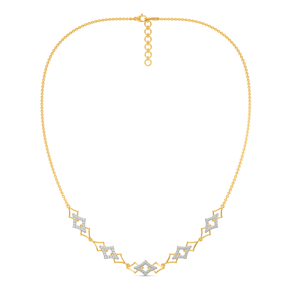Layered Extravaganza Diamond Necklaces