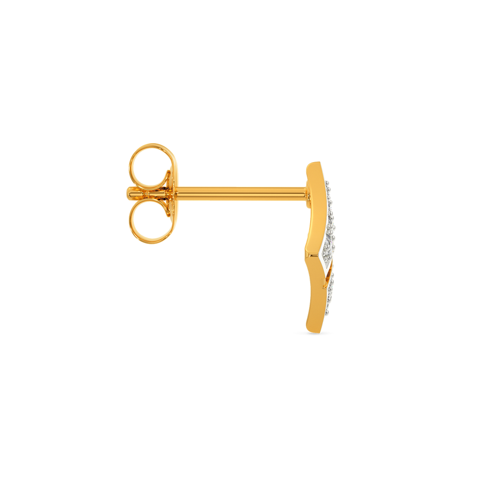 Edge Power  Diamond Earrings
