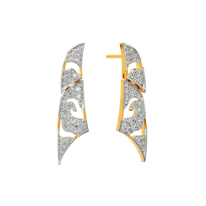 Power Mesh Diamond Earrings