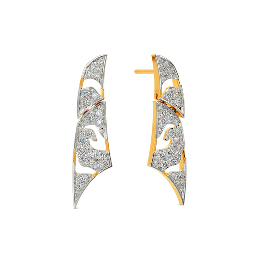 Power Mesh Diamond Earrings