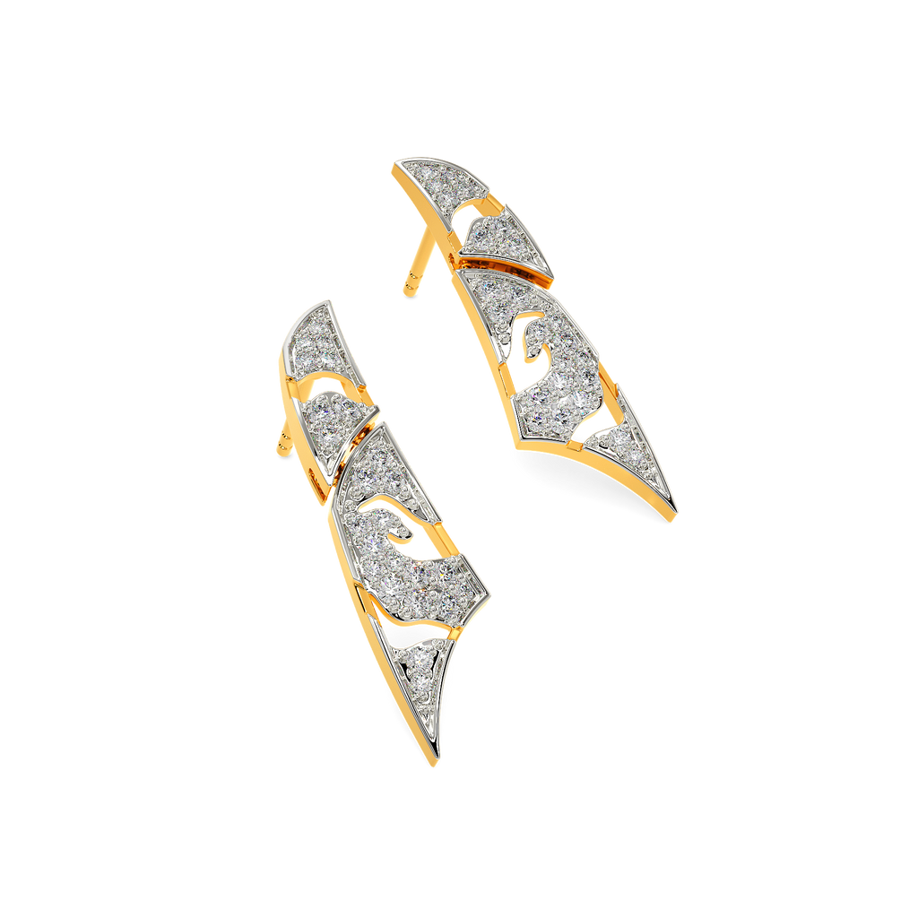 Power Mesh Diamond Earrings