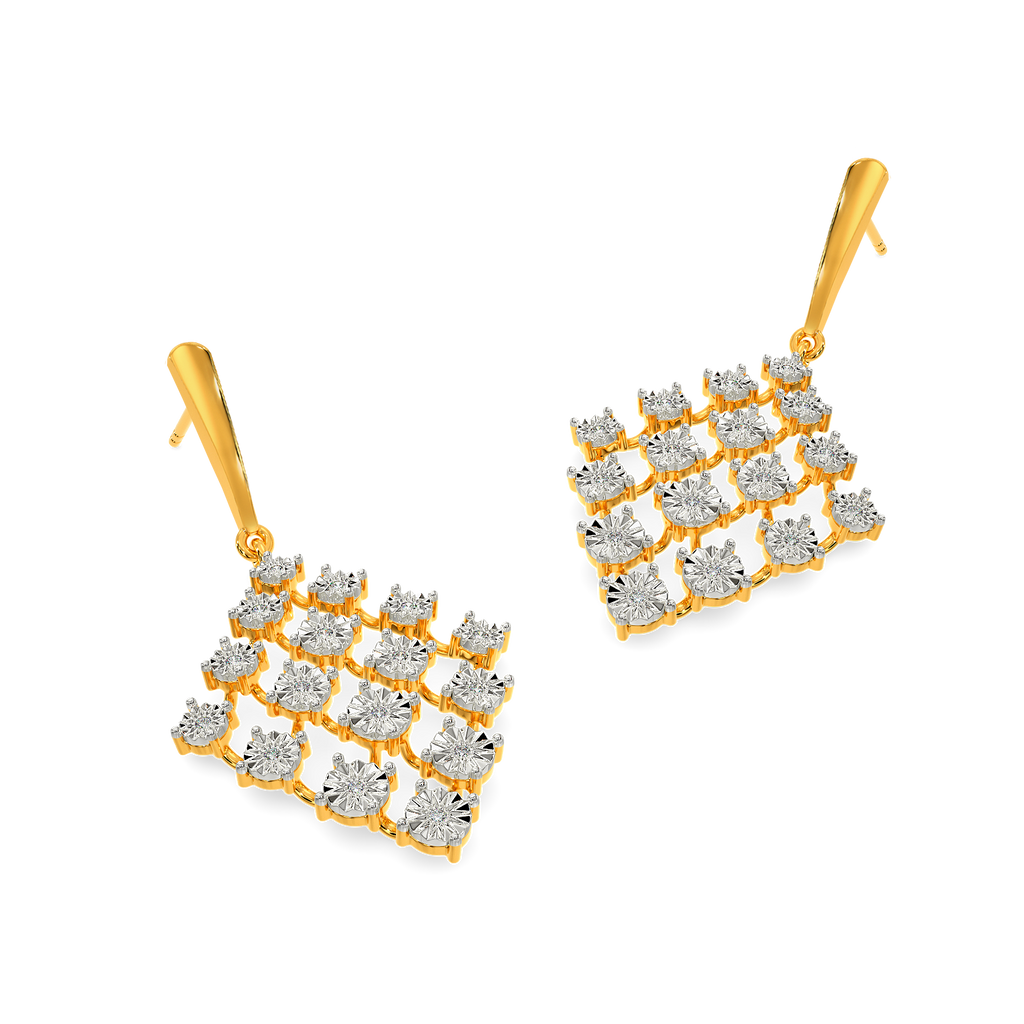 Embellished Glory Diamond Earrings