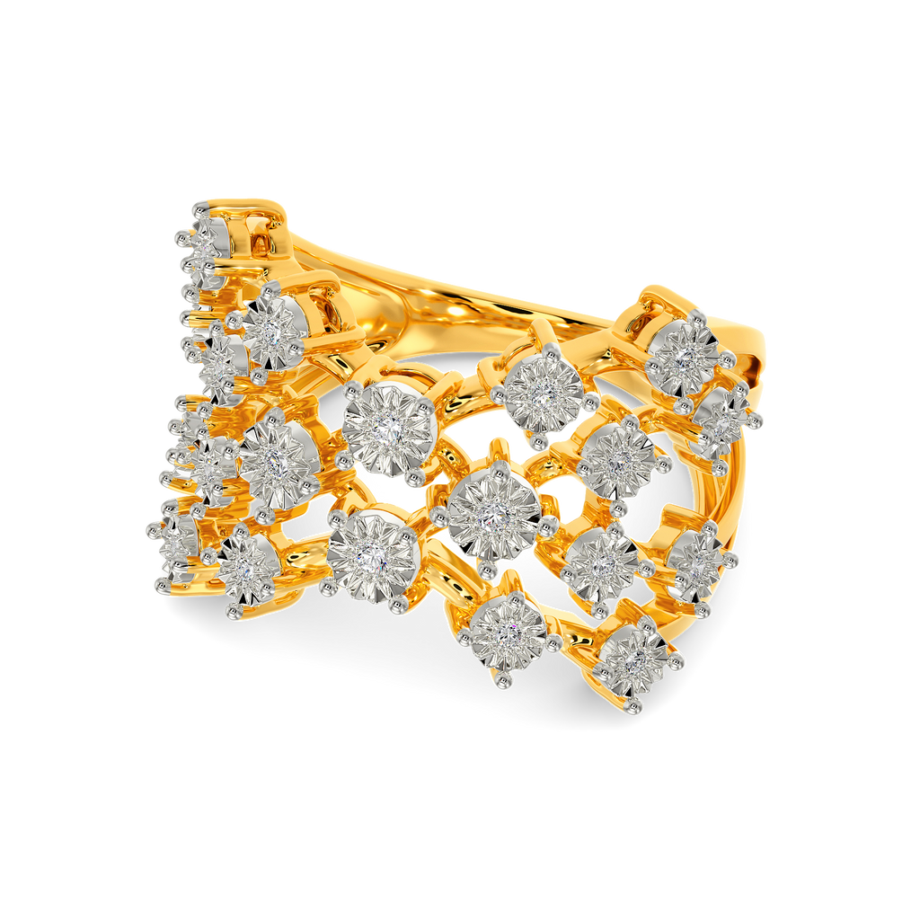 Skin N Crystal Diamond Rings