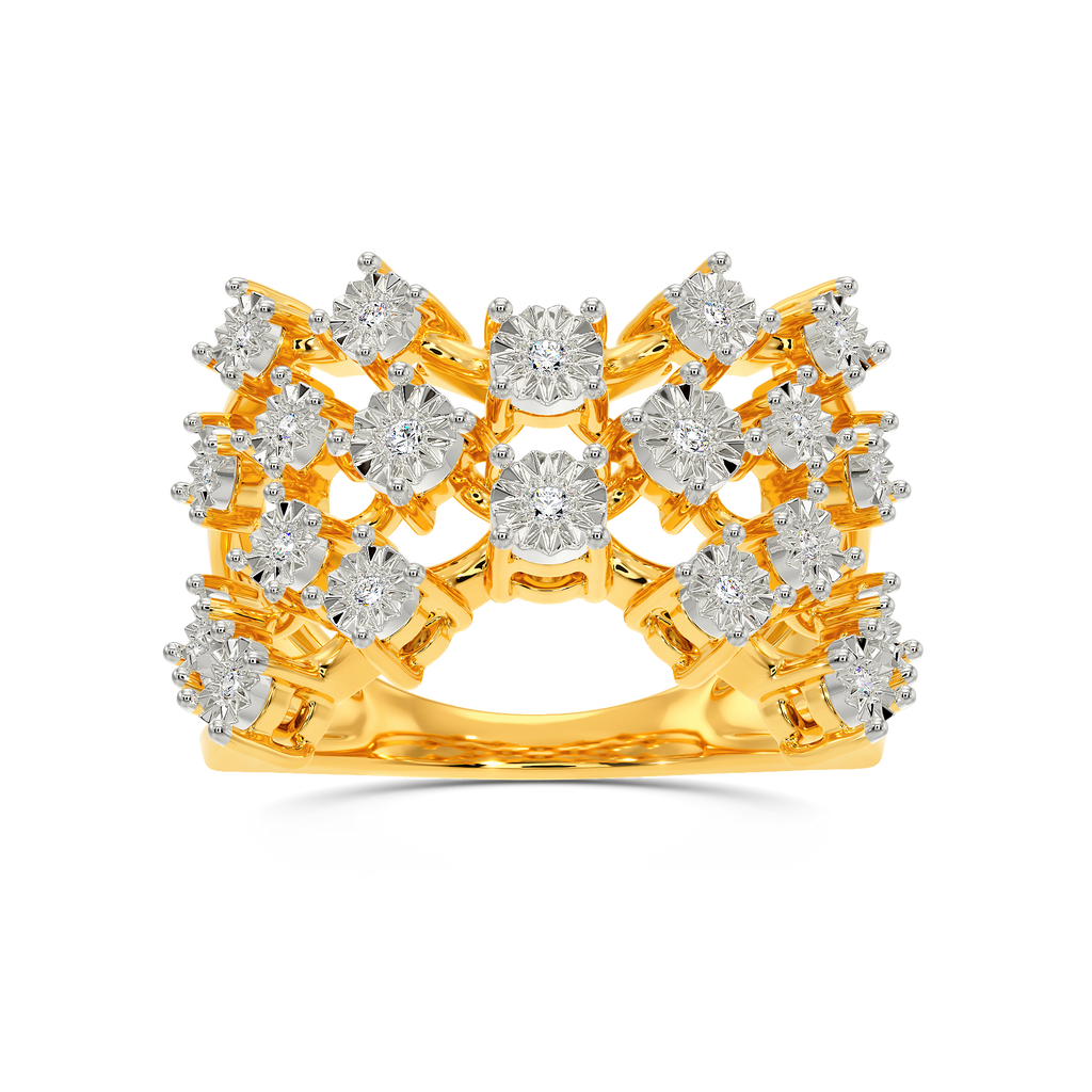 Skin N Crystal Diamond Rings