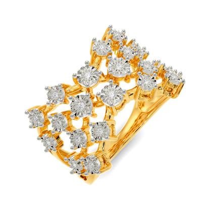 Skin N Crystal Diamond Rings