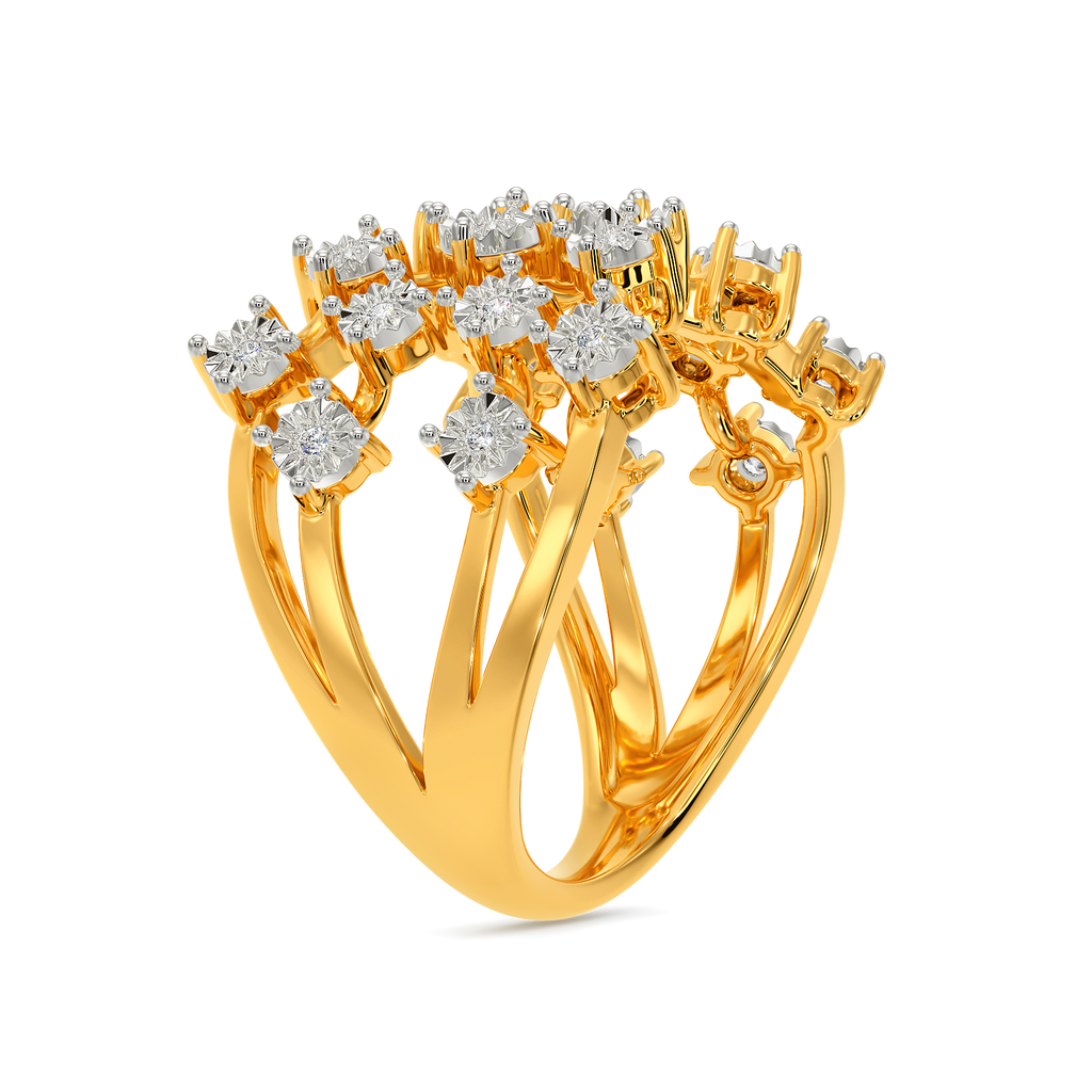 Skin N Crystal Diamond Rings