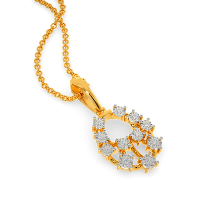 Skin N Crystal Diamond Pendants