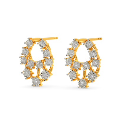 Skin N Crystal Diamond Earrings