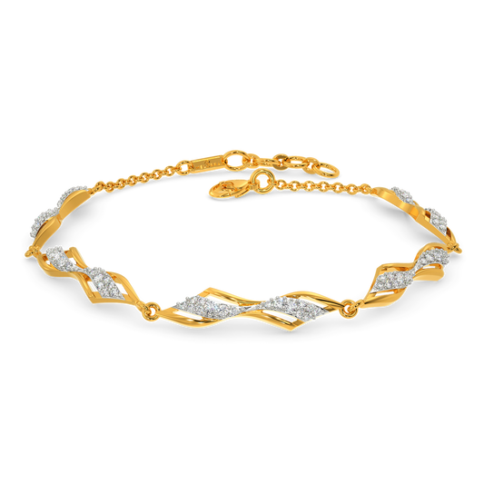 Drape Allure Diamond Bracelets