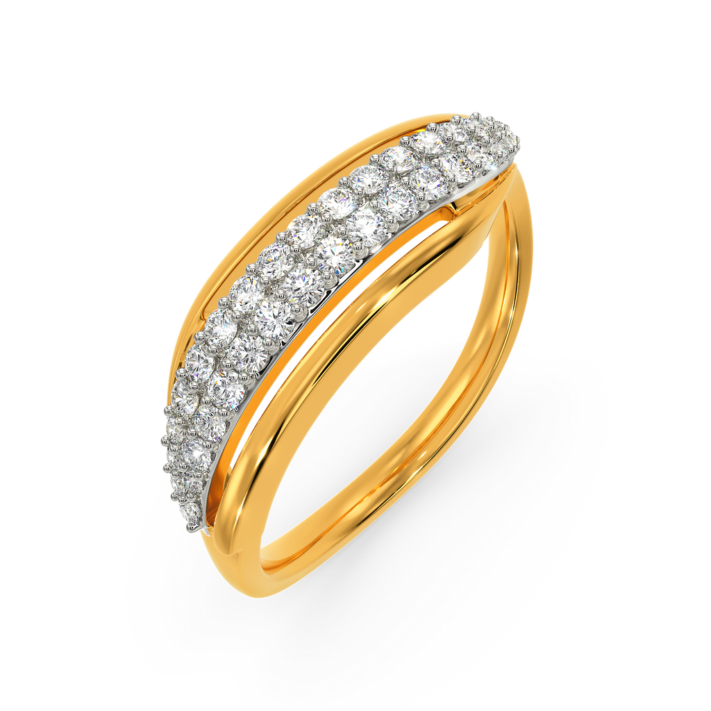 Drape Allure Diamond Rings