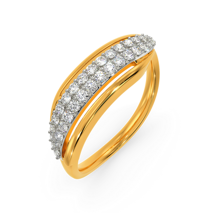 Drape Allure Diamond Rings