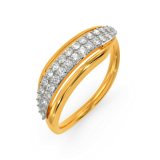 Drape Allure Diamond Rings