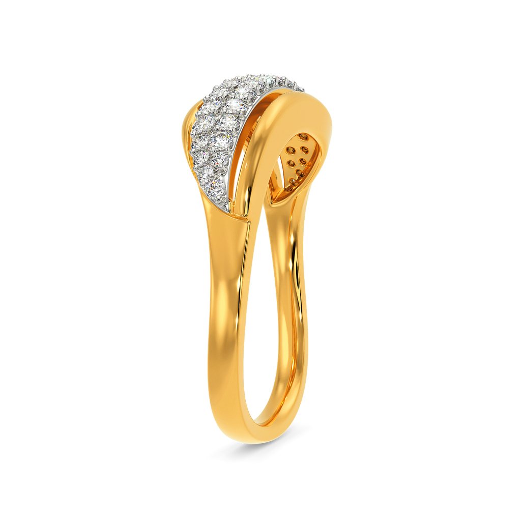 Drape Allure Diamond Rings