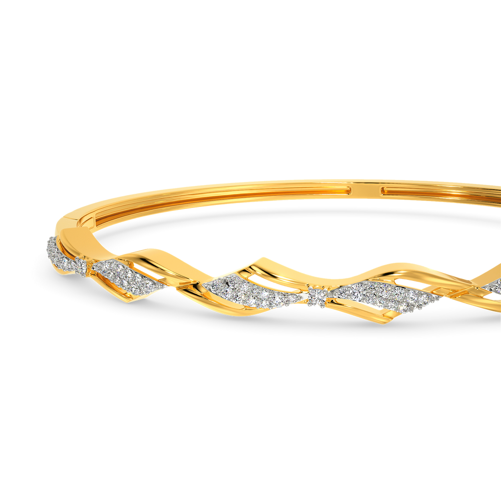 Drape Allure Diamond Bangles
