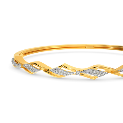 Drape Allure Diamond Bangles