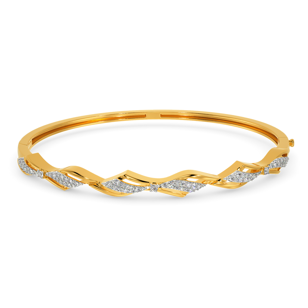 Drape Allure Diamond Bangles