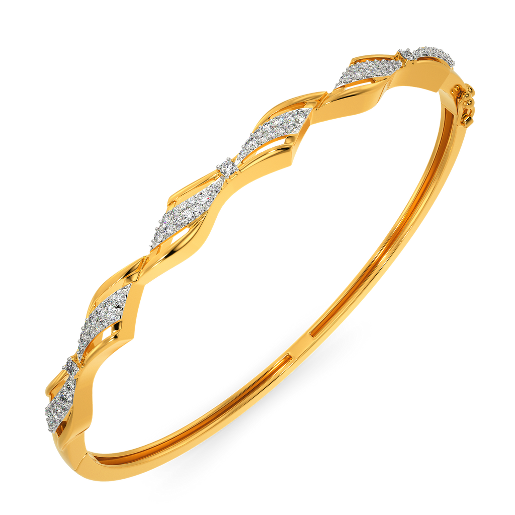 Drape Allure Diamond Bangles