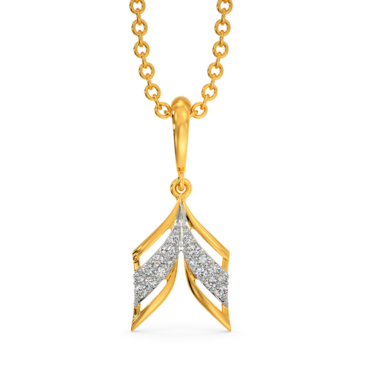 Drape Allure Diamond Pendants