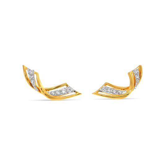 Drape Allure Diamond Earrings