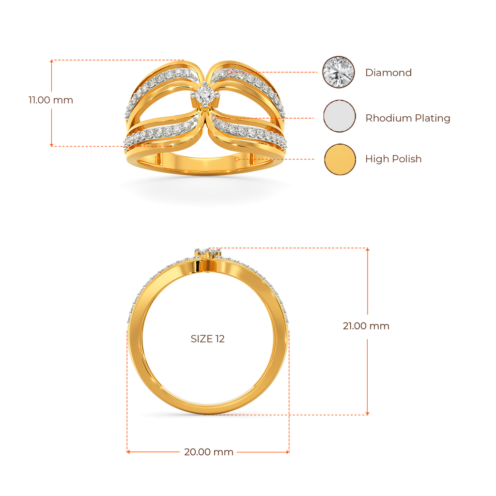 Drapdiose Diamond Rings