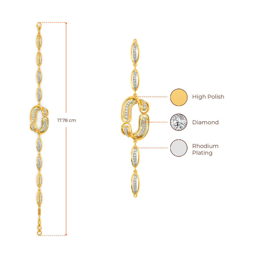Draper Drapin  Diamond Bracelets