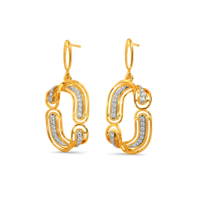 Draper Drapin  Diamond Earrings