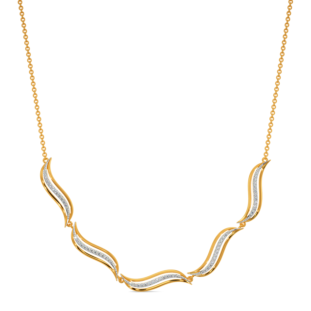 Drape Game Diamond Necklaces