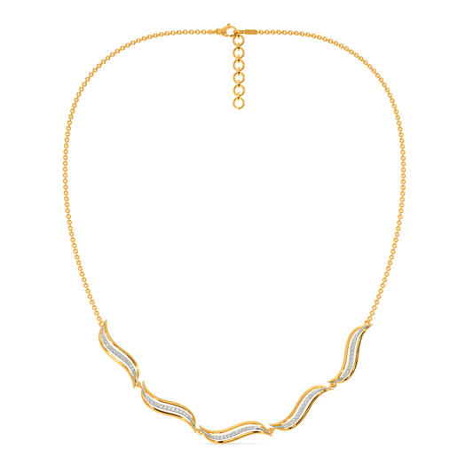 Drape Game Diamond Necklaces
