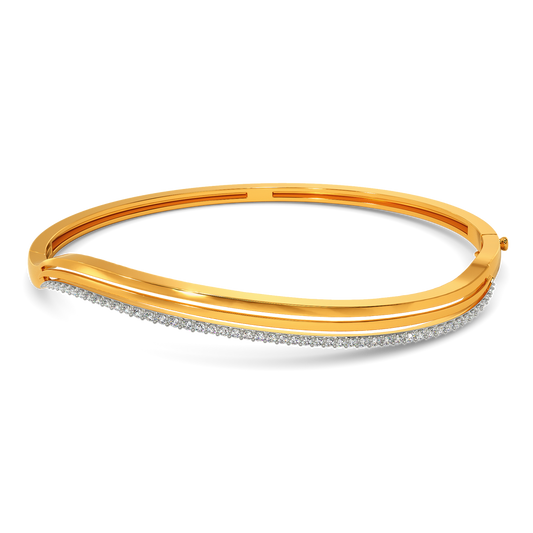 Party in Drapes Diamond Bangles