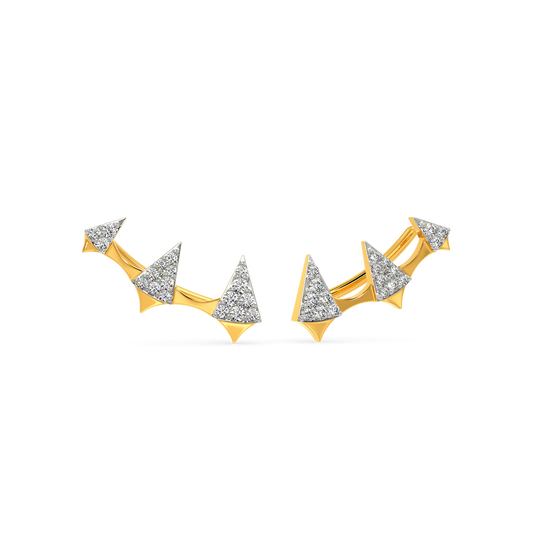 Gothic Enigma Diamond Earrings