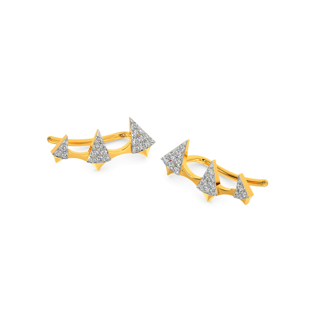 Gothic Enigma Diamond Earrings