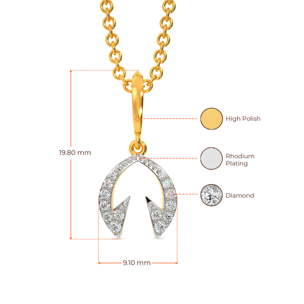 Spectral Sparkle Diamond Pendants