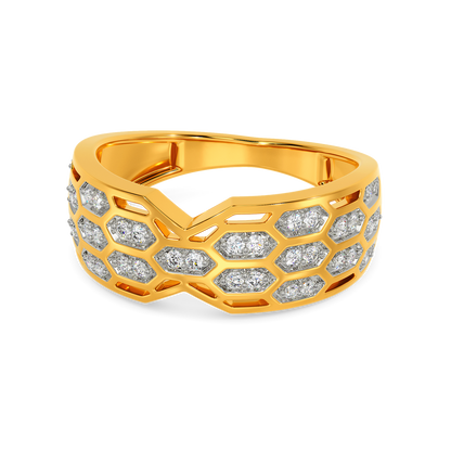 Enigmatic Scales Diamond Rings