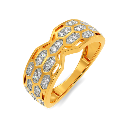 Enigmatic Scales Diamond Rings