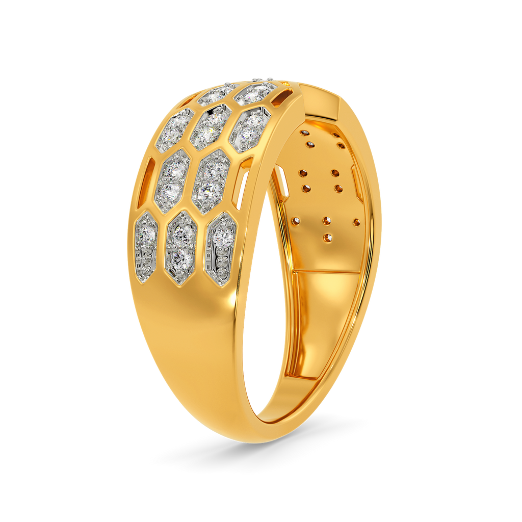 Enigmatic Scales Diamond Rings