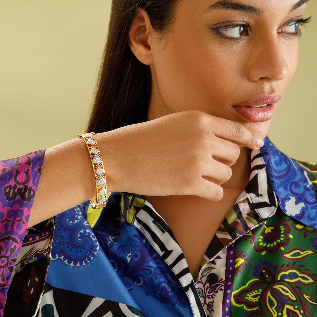 Summer Charm Diamond Bangles