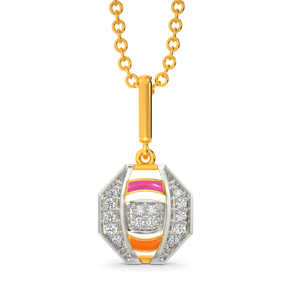 Colour Drama Diamond Pendants