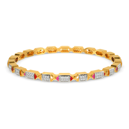 Crusin In Pink Diamond Bangles