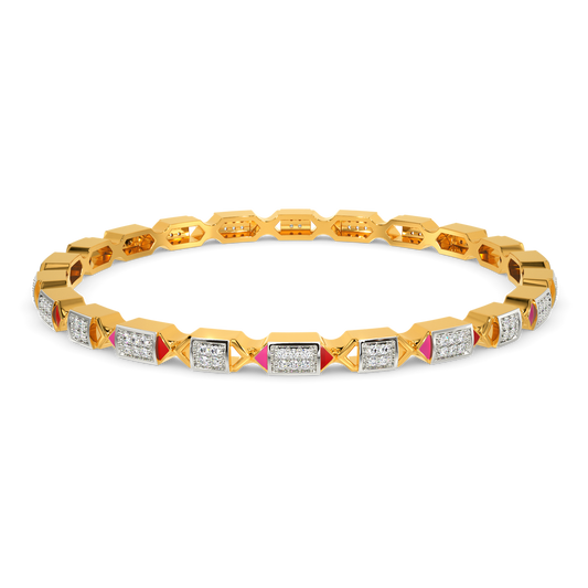 Crusin In Pink Diamond Bangles