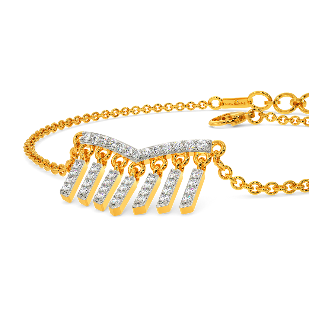 In A Fringe Mood Diamond Bracelets