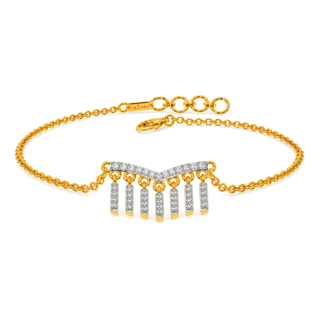 In A Fringe Mood Diamond Bracelets